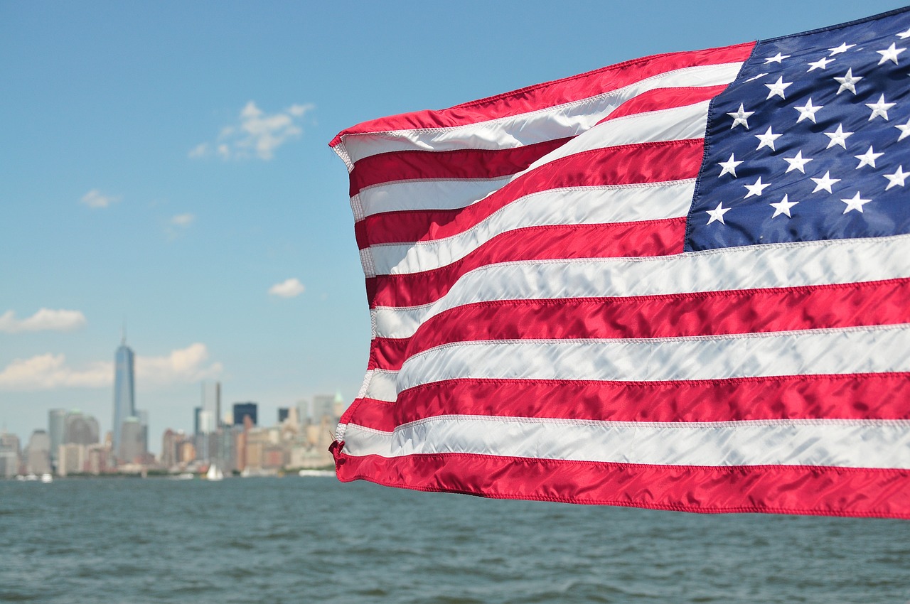 usa, flag, new york