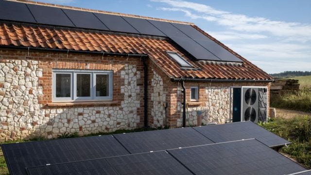 Ingeniero austriaco crea casa 100% autosuficiente con paneles solares y batería propia