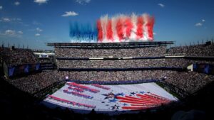 Celebración del 4 de julio en el Mundial de Fútbol con emotiva interpretación de ‘America the Beautiful’ en Filadelfia