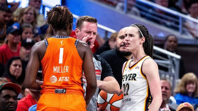 Caitlin Clark recibe falta técnica por provocación y podría ser suspendida un partido en la WNBA