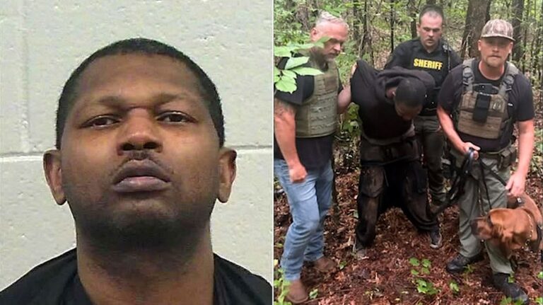 Detienen a hombre acusado de disparar a la madre de su hijo tras persecución con ayuda de sabuesos en Georgia