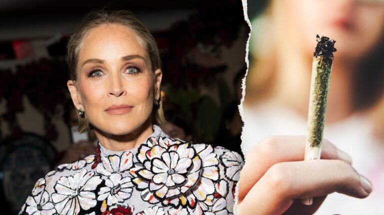 Sharon Stone alerta sobre la alta potencia y riesgos del cannabis moderno tras fuerte síndrome de abstinencia