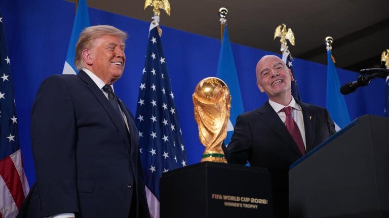 Trump e Infantino destacan el éxito del Mundial antes de la final Argentina-España