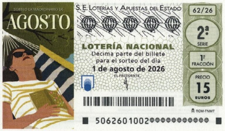 Resultados del Sorteo Extraordinario de la Lotería Nacional del 1 de agosto de 2026