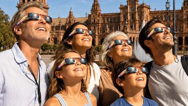 Guía para usar gafas de eclipse con lentes graduadas durante el eclipse solar del 12 de agosto
