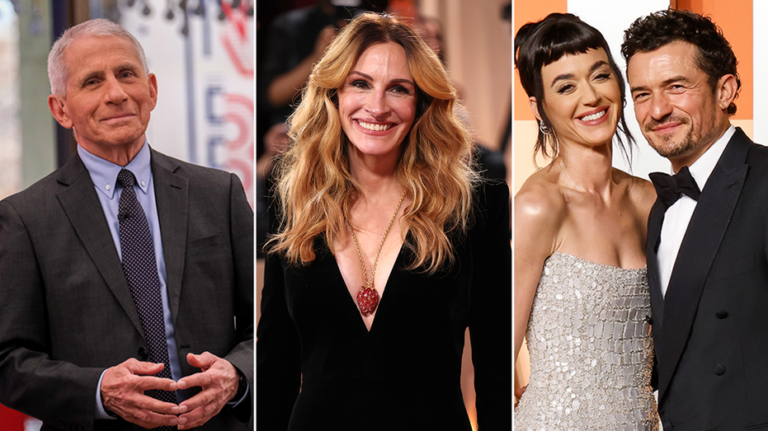 Celebridades como Julia Roberts y Katy Perry apoyaron a Anthony Fauci durante la pandemia de COVID-19