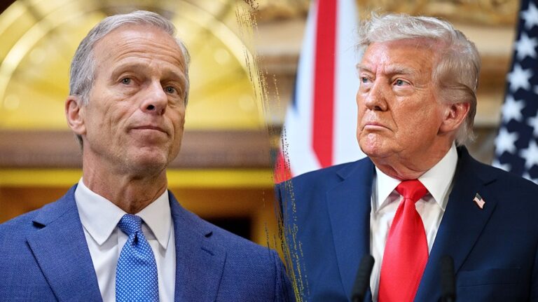 Trump cuestiona liderazgo de John Thune ante estancamiento del SAVE America Act