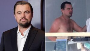 Leonardo DiCaprio disfrutó sin camisa en yate junto a su novia modelo Vittoria Ceretti en Saint-Tropez