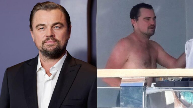 Leonardo DiCaprio disfrutó sin camisa en yate junto a su novia modelo Vittoria Ceretti en Saint-Tropez