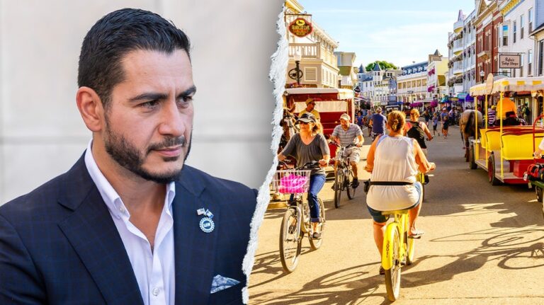 Candidato demócrata en Michigan enfrenta críticas por declaraciones sobre Mackinac Island