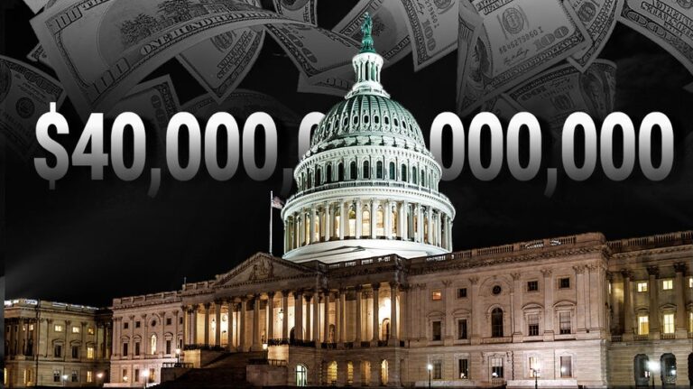 La deuda nacional de Estados Unidos supera los 40 billones de dólares y amenaza la economía