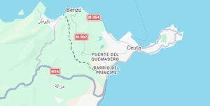 Google Maps señala frontera de Ceuta y Melilla con línea discontinua por disputa territorial