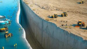 Singapur inicia construcción de megapuerto automatizado con una innovadora muralla marítima