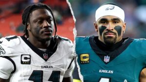 Jalen Hurts confirma distanciamiento con A.J. Brown tras cambio a Patriots