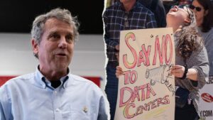Senador Sherrod Brown enfrenta críticas por relación con Google en debate sobre centros de datos en Ohio