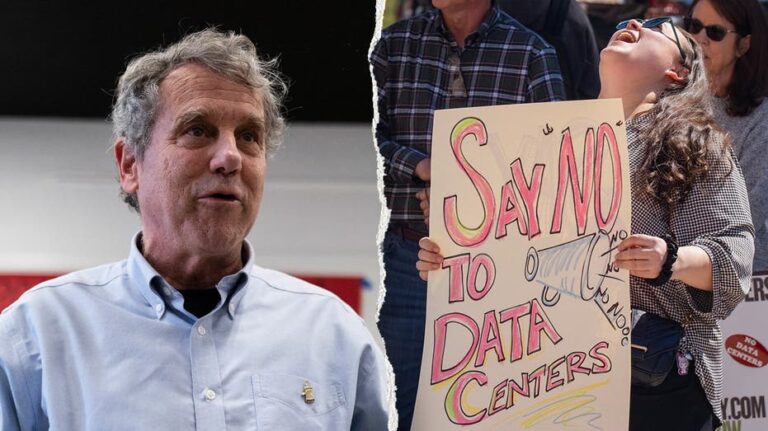 Senador Sherrod Brown enfrenta críticas por relación con Google en debate sobre centros de datos en Ohio