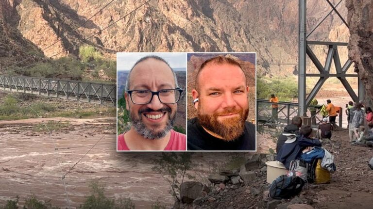 Dos víctimas confirmadas tras inundaciones en el Gran Cañón fueron fotografiadas días antes de la tragedia