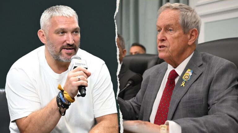 Congresista republicano cuestiona participación de Alex Ovechkin en anuncio político vinculado a Putin