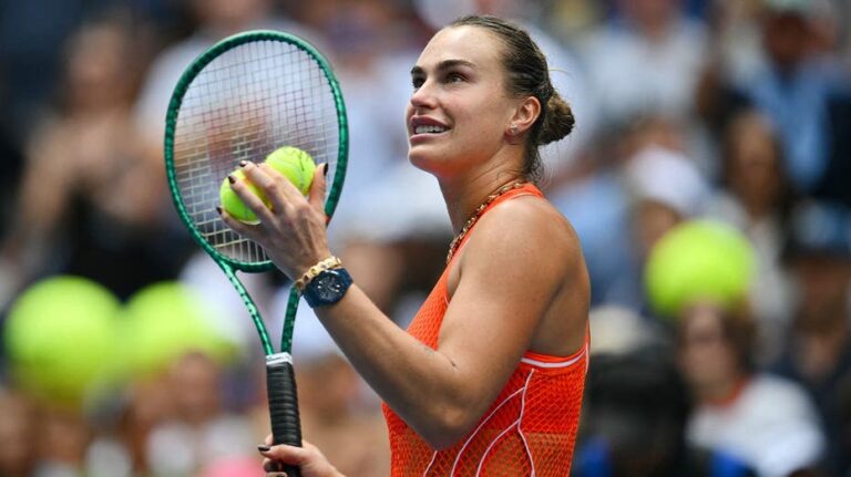 Jugadora de tenis Aryna Sabalenka interrumpe partido en el US Open por olor intenso a marihuana