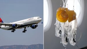 Avión de Delta desciende 27,000 pies en 10 minutos tras caída de mascarillas de oxígeno