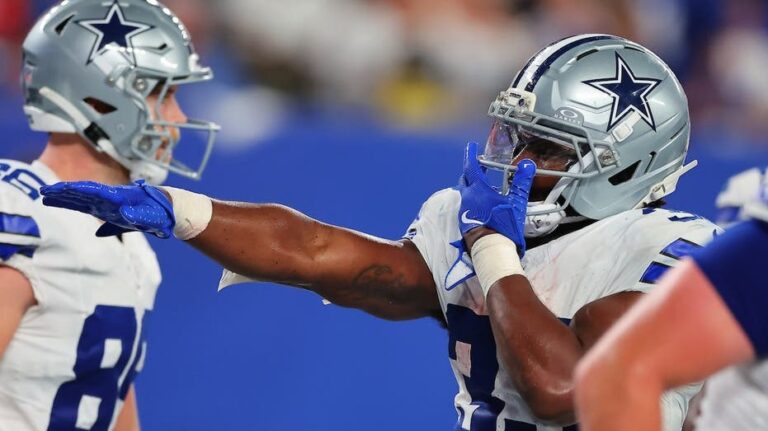 Tres jugadores de los Dallas Cowboys multados con más de 33,000 dólares tras la derrota contra los Giants