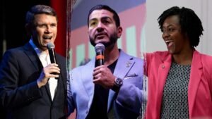 Candidatos progresistas usan referencias a Jesús para conectar con votantes en campañas al Senado