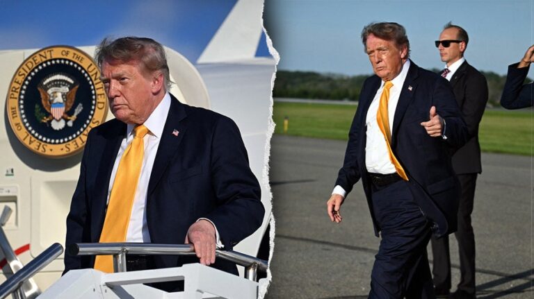Donald Trump sorprende con un cambio a cabello más oscuro durante visita a New Jersey