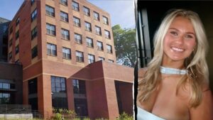 Estudiante de la Universidad de Georgia sobrevive a caída de ocho pisos gracias a un banco metálico