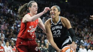 Caitlin Clark deja el alma en la cancha pese a derrota de Indiana Fever ante Las Vegas Aces